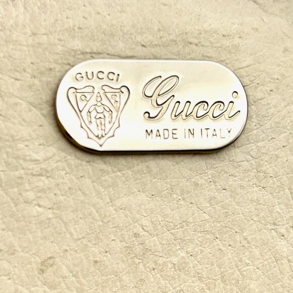 CLEARANCE!  Gucci Vintage Min Bag wi Faux Pearl  Chain Link Strap - Picture 11 of 12